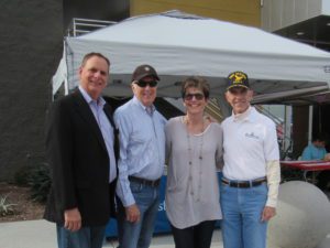 Mayor of Chandler Kevin Hartke with Elizabeth Mueller of Ironwood Cancer & Research Centers