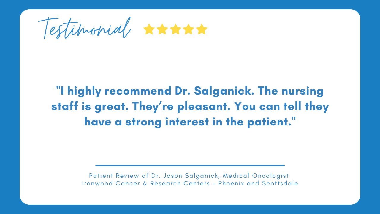 Salganick Patient Testimonial