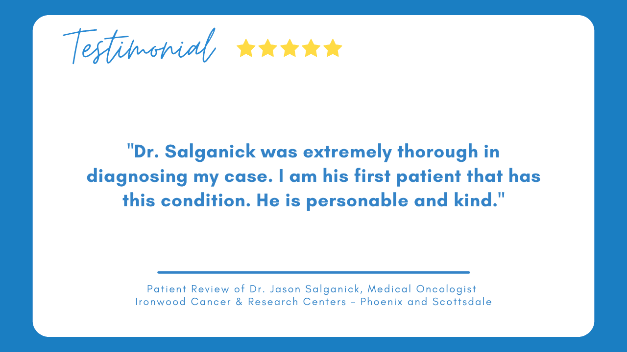 Salganick Patient Testimonial