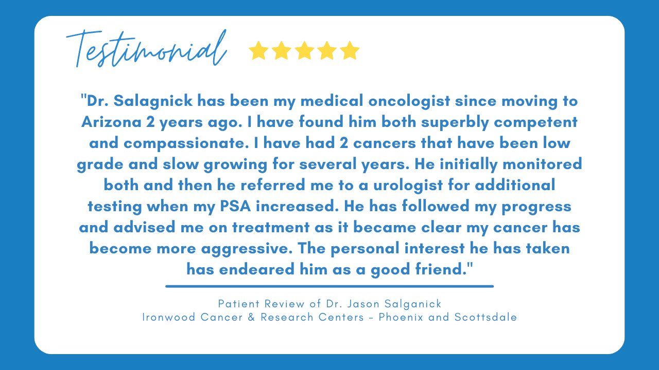 Salganick Patient Testimonial