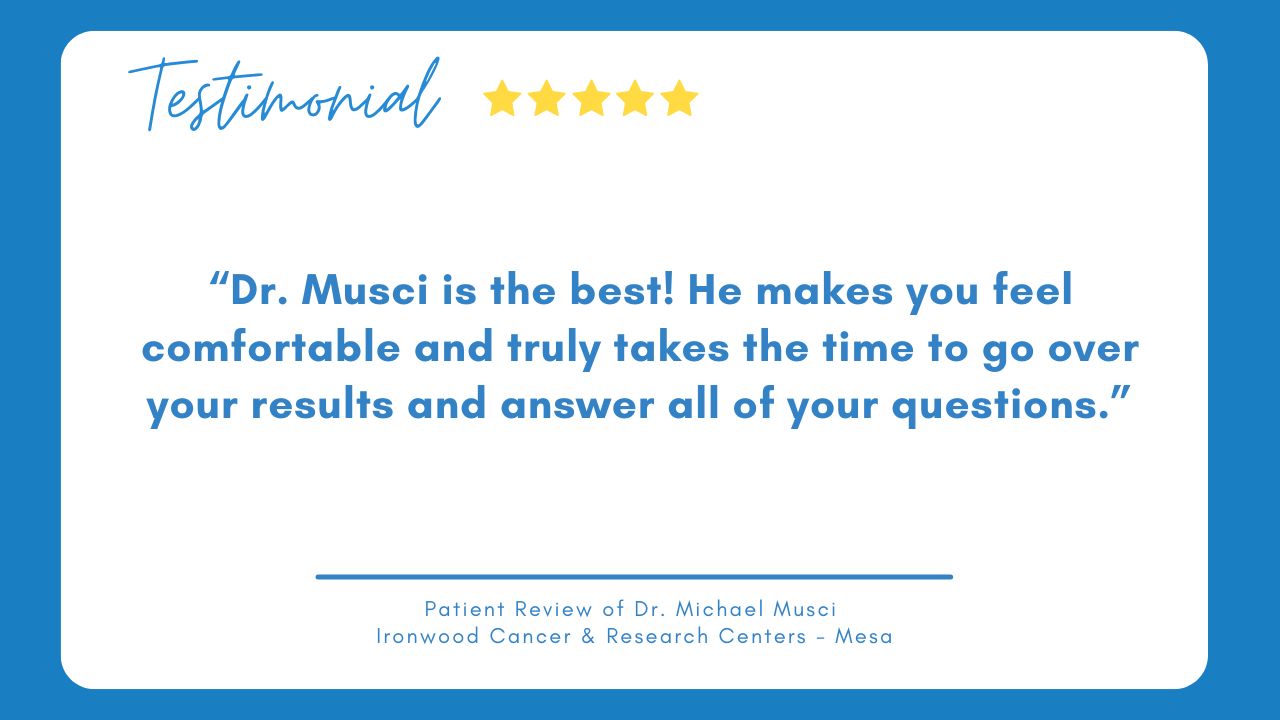 Musci Testimonial