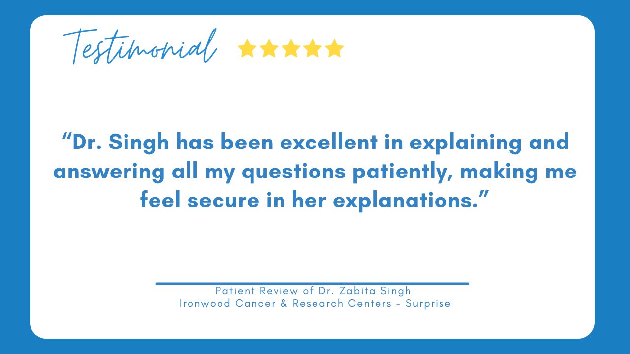 Singh Testimonial