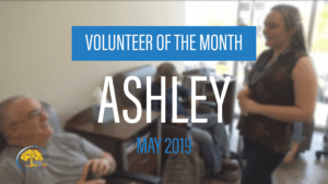 Ashley May Volunteer of the Month