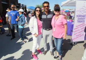 Marketing Director Sandra Surgeon and Dr. Puneet Bhalla Survivors Celebration Ironwood Cancer and Research Centers