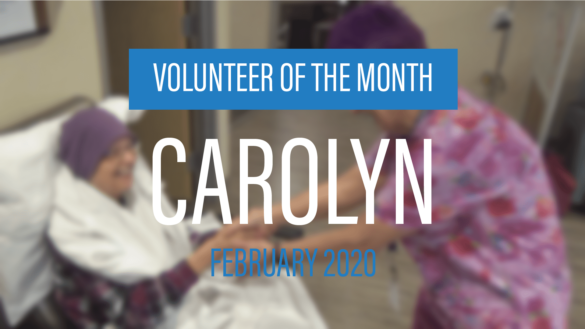 February 2020 Volunteer of the Month Ironwood Cancer & Research Centers