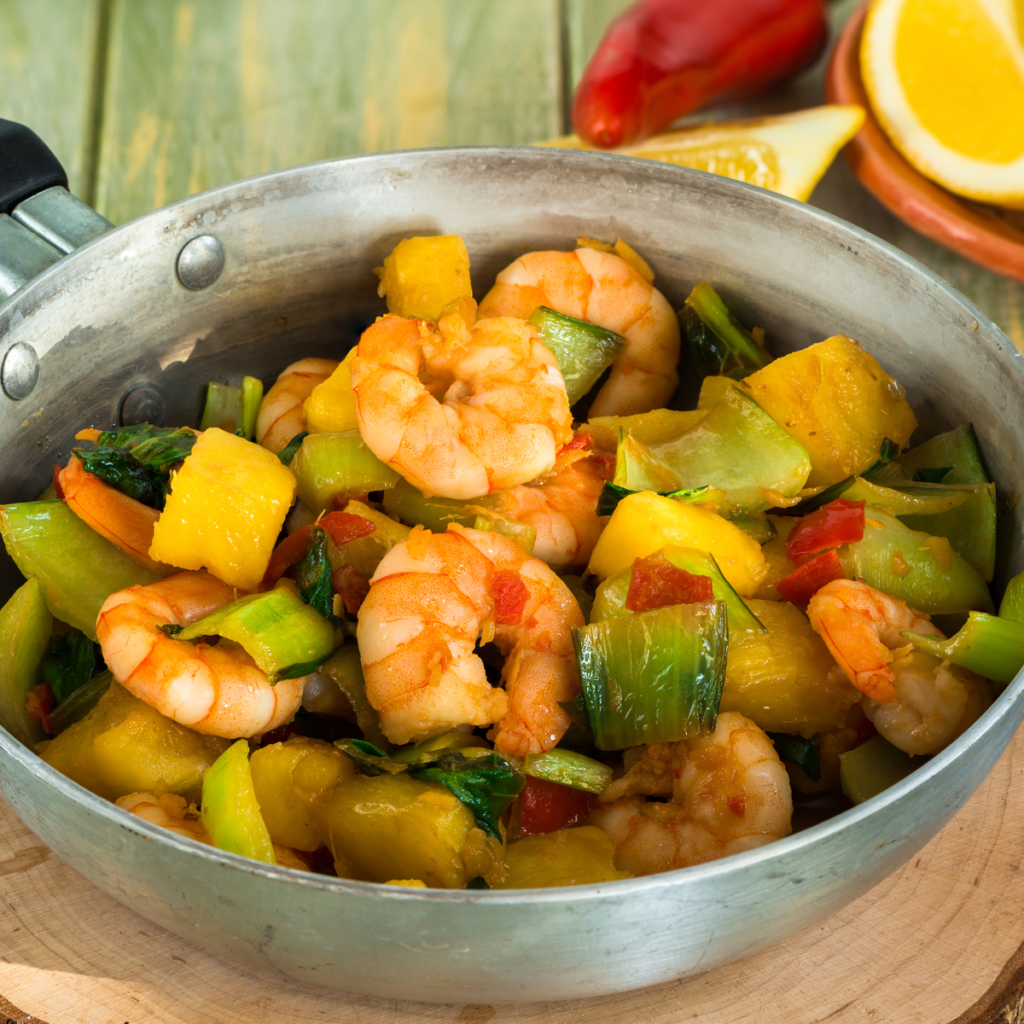 Summer Shrimp and Pineapple Stir-fry - Ironwood Cancer & Research Centers