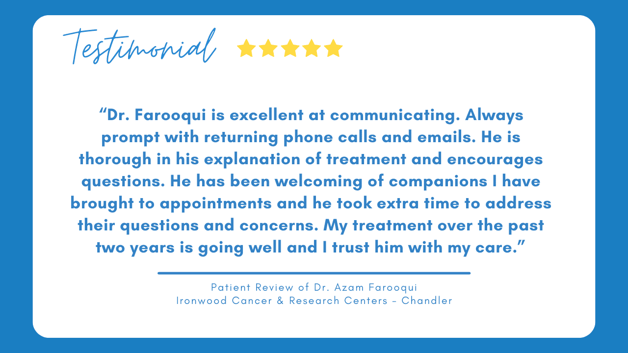 Farooqui Testimonial