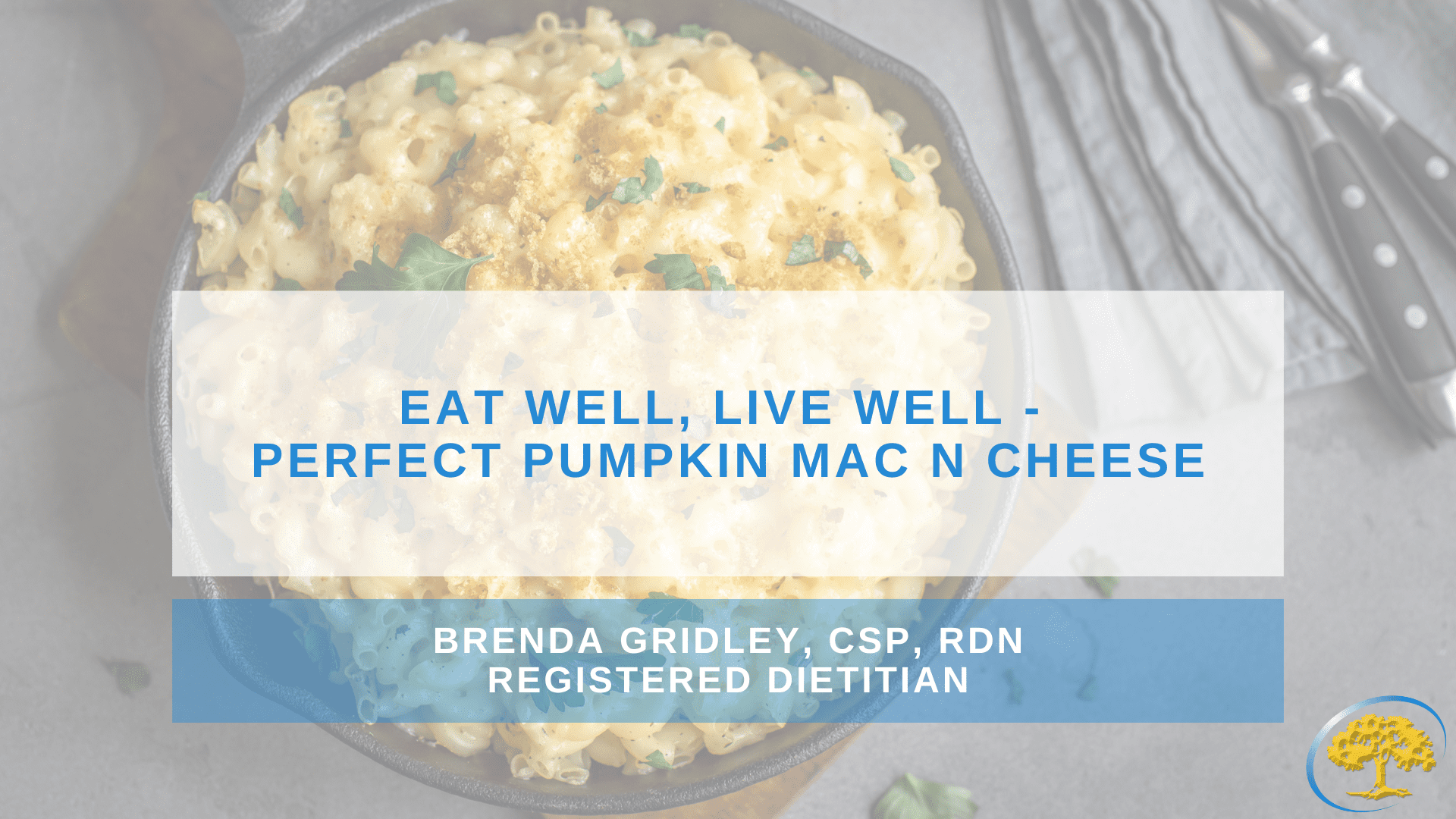 Eat Well, Live Well - PERFECT PUMPKIN MAC N CHEESE